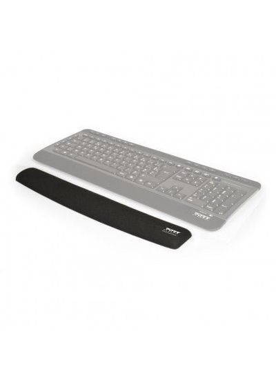 Port Designs 900718 wrist rest Gel Polyester Rubber Silicone Black
