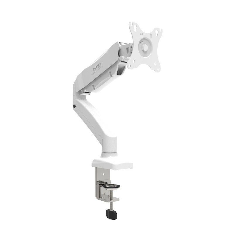 Port Designs 901110 monitor mount / stand 81.3 cm (32") Desk White - Image 1