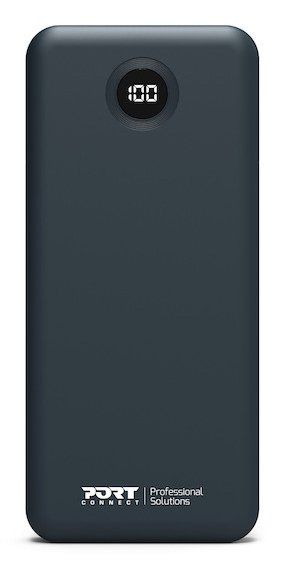 PORT DESIGNS POWERBANK 10 000 mAh Built in USB-C Cables LED Slim Design - Cabin Luggage Approved