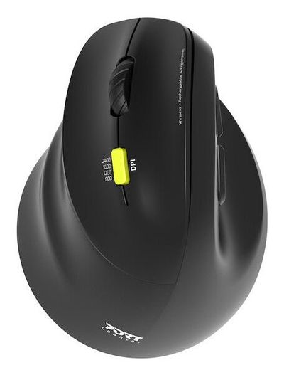 Port Designs 910008 mouse Universal Left-hand RF Wireless + Bluetooth Optical 2400 DPI - Thumbnail 2