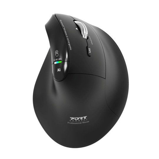 (New) Port Design - ERGO AUDITOR AI Quick Access Button - BLUETOOTH & WIRELESSS & RECHARGEABLE MOUSE - Image 1