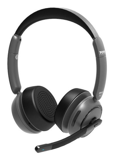 Port Designs 912003 headphones/headset Wired & Wireless Head-band Office/Call center Bluetooth Charging stand Black