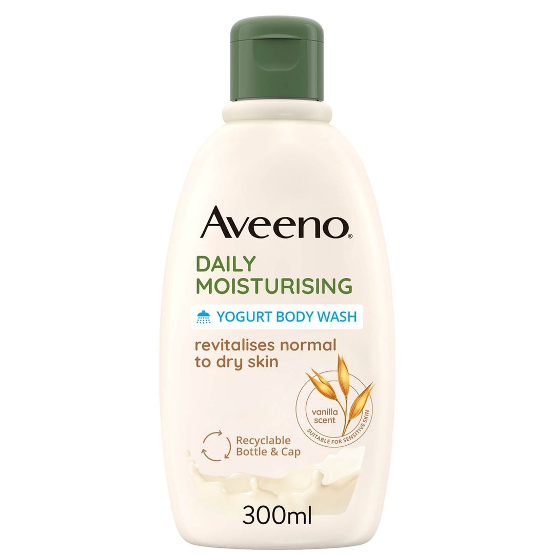 Aveeno Daily Moisturising Yogurt Body Wash Vanilla & Oat Scented 300ml - Image 1