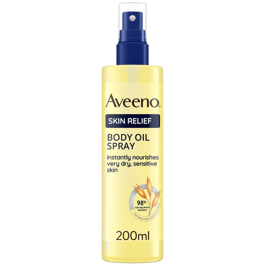 Aveeno Skin Relief Body Oil Spray 200ml - Image 1