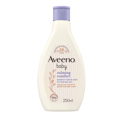 Aveeno Baby Calming Comfort Bedtime Bath and Wash 250ml