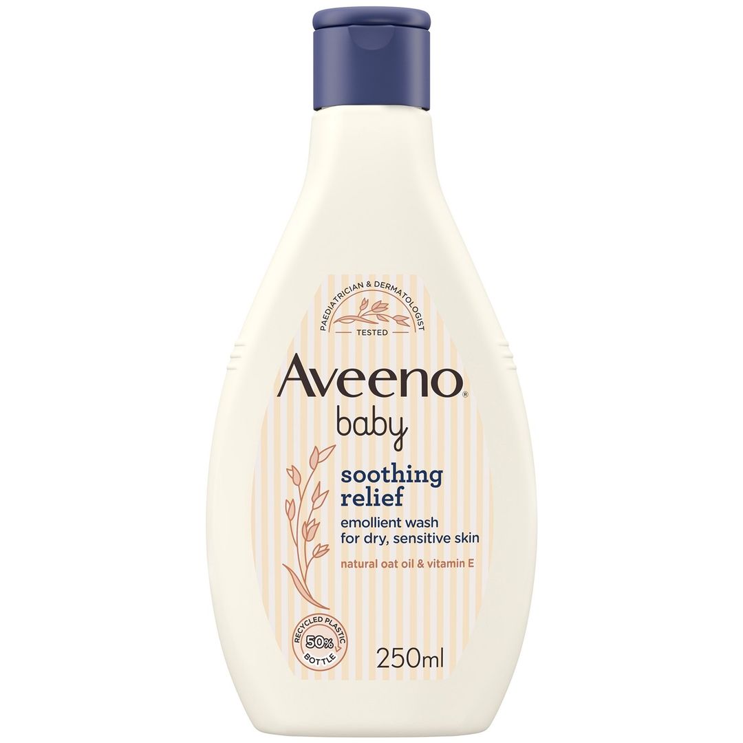 Aveeno Baby Soothing Relief Emollient Wash 250ml - Image 1