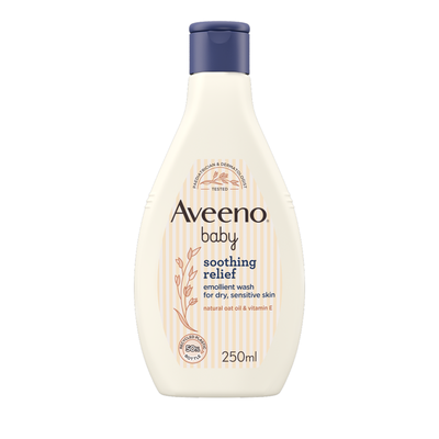 Aveeno Baby Soothing Relief Emollient Wash 250ml - Thumbnail 2