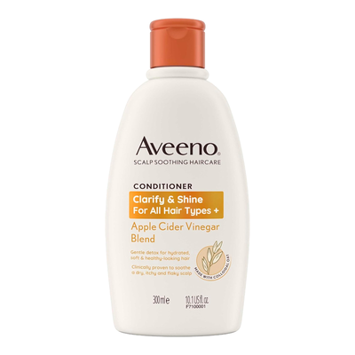 Aveeno Haircare Clarify and Shine+ Apple Cider Vinegar Conditioner 300ml