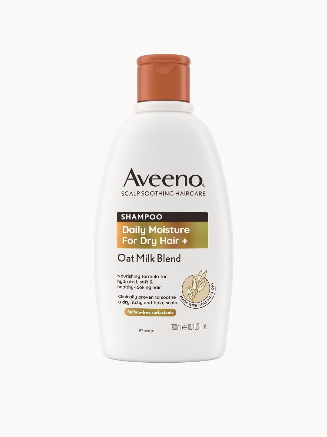 Aveeno Haircare Daily Moisture+ Oat Milk Blend Shampoo 300ml - Image 1