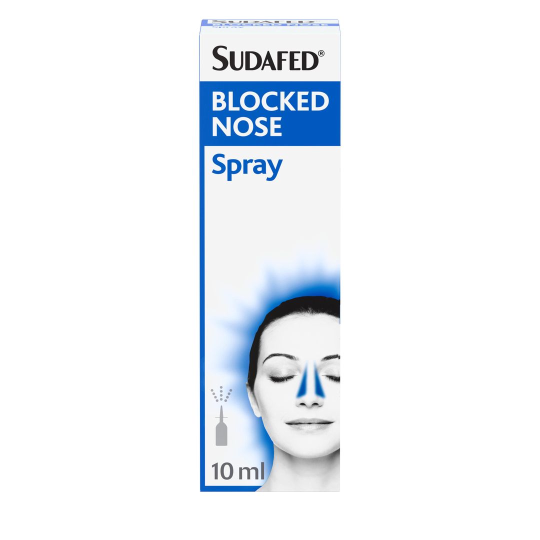 Sudafed Blocked Nose Spray 10ml - Image 1