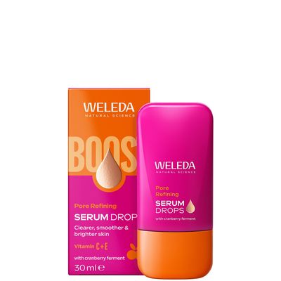 Weleda Pore Refining Face Serum Drops with Cranberry, Vitamin C & E, V