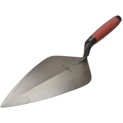 Marshalltown 34D Wide London Pattern Brick Trowel Durasoft Handle 11In - Black
