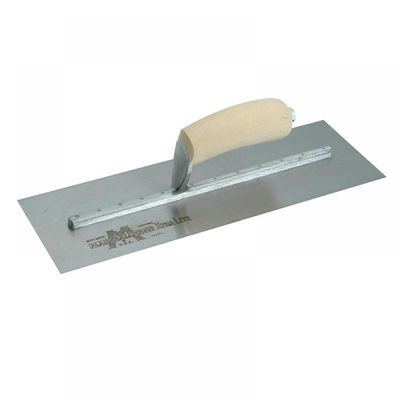 Marshalltown Mxs64 Cement Trowel Wooden Handle 14 X 4In - Black - Thumbnail 3
