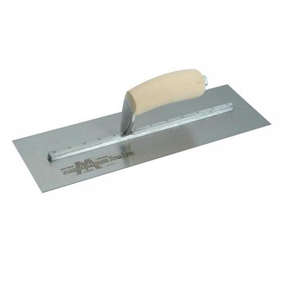 Marshalltown Mxs77 Cement Trowel Wooden Handle 18 X 4.1/2In - Black - Thumbnail 3
