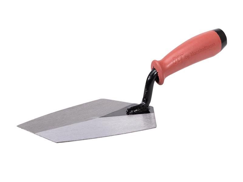 Marshalltown, Qlt Bucket Trowel, 7.1/2In, Resilient Handle - Red - Image 1