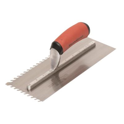 Marshalltown LayFlat 10mm Notch Trowel 11 x 4.1/2in - Black - Thumbnail 2