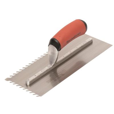 Marshalltown LayFlat 13mm Notch Trowel 11 x 4.1/2in - Black - Thumbnail 2