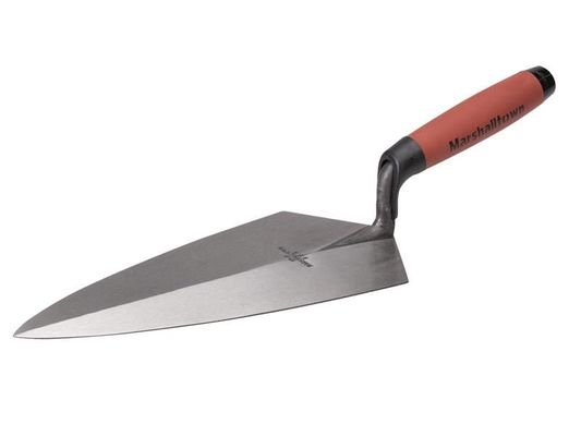 Marshalltown, M1911FGHLR, Philadelphia Pattern Low Lift Brick Trowel, 11In, Steel, N/A - Red