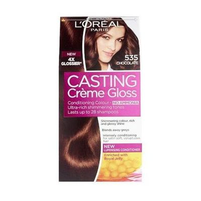 L'Oreal Paris Casting Creme Gloss Chocolate Brown 535 Semi Permanent Hair Dye - Thumbnail 2
