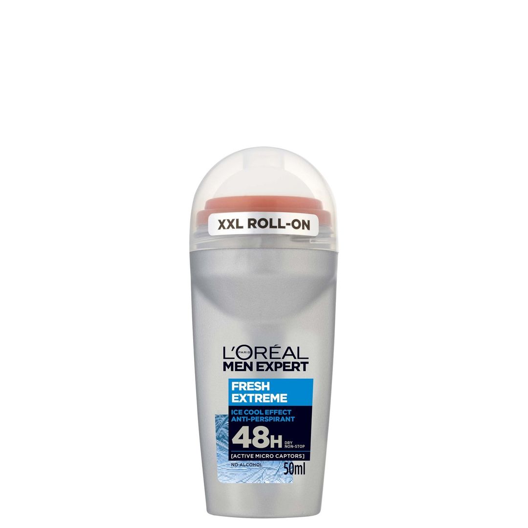 L'Oréal Paris Men Expert Fresh Extreme Deodorant Roll-On (50ml) Trio - Image 1