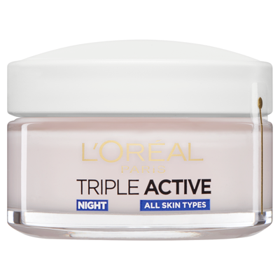 L'Oréal Paris Dermo Expertise Triple Active Hydrating Night Moisturiser | Size: 50ml