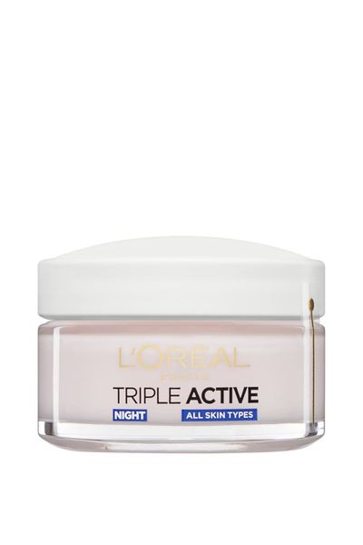 L'Oréal Paris Dermo Expertise Triple Active Hydrating Night Moisturiser | Size: 50ml - Thumbnail 2