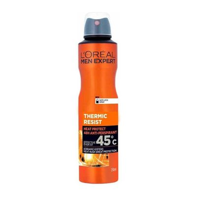 Men Expert Thermic Resist Deodorant 250ml - Orange - Thumbnail 2