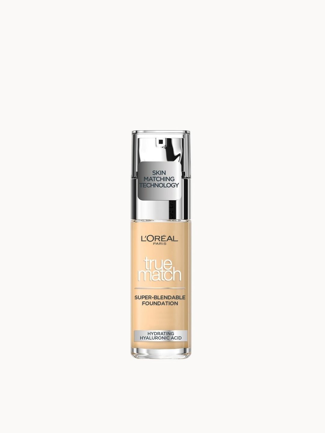 L'Oréal Paris True Match Liquid Foundation with SPF and Hyaluronic Acid 30ml (Various Shades) - 1N Ivory - Image 1