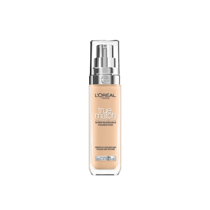 L'Oréal Paris True Match Liquid Foundation with SPF and Hyaluronic Acid 30ml (Various Shades) - 3N Creamy Beige - Image 1