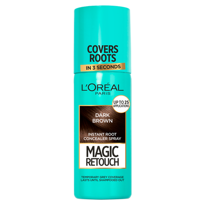 L’Oréal Paris Magic Retouch Temporary Instant Root Concealer Spray 75ml (Various Colours) - Dark Brown - Thumbnail 2
