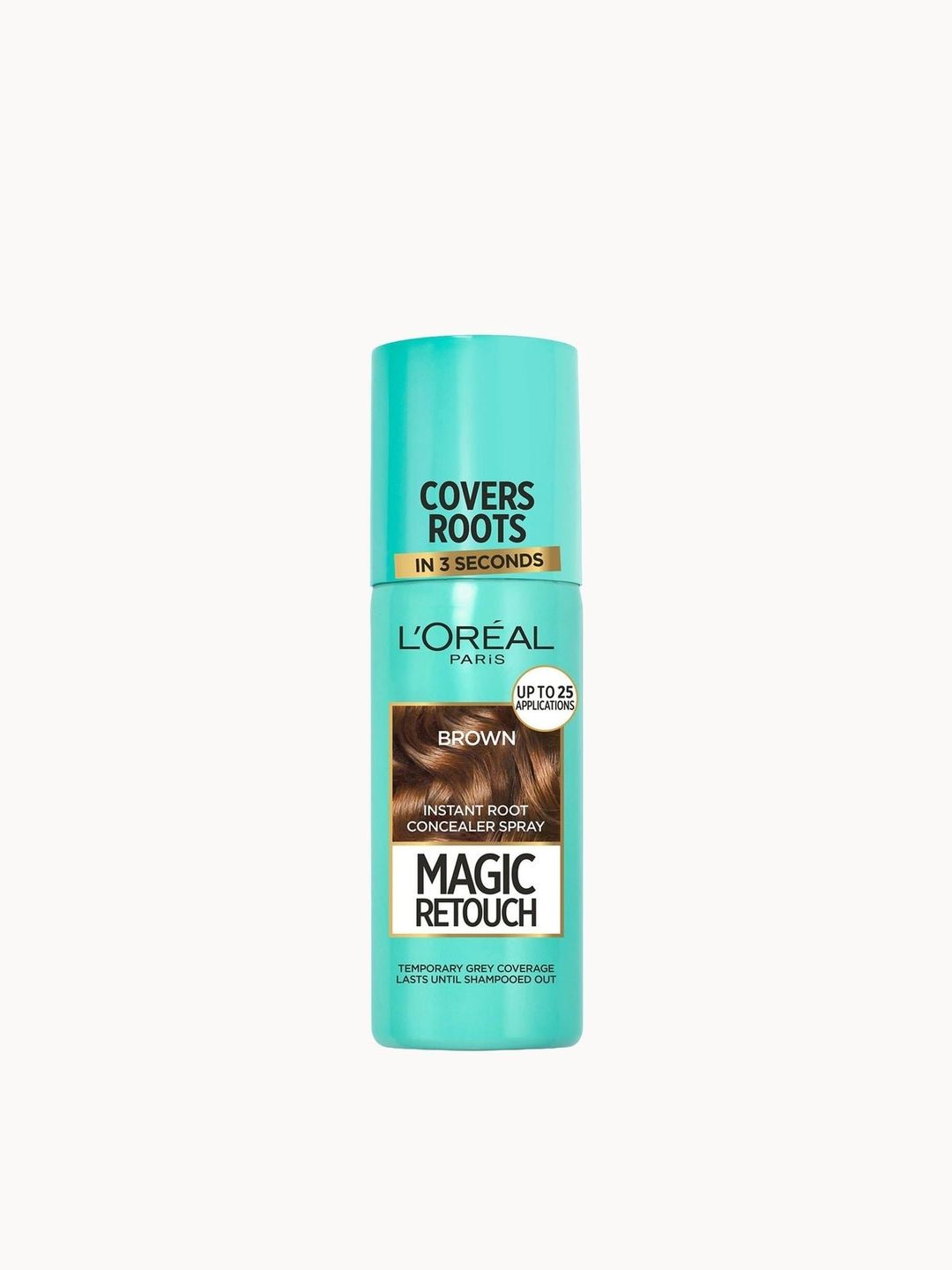 L’Oréal Paris Magic Retouch Temporary Instant Root Concealer Spray 75ml (Various Colours) - Medium Brown - Image 1