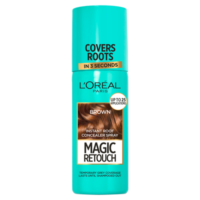 L’Oréal Paris Magic Retouch Temporary Instant Root Concealer Spray 75ml (Various Colours) - Medium Brown - Thumbnail 2