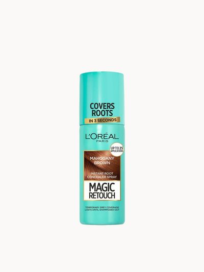 L’Oréal Paris Magic Retouch Temporary Instant Root Concealer Spray 75ml (Various Colours) - Mahogany Brown - Thumbnail 2