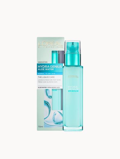 L'Oreal Paris Hydra Genius Aloe Moisturiser Combination Skin 70ml - Thumbnail 2