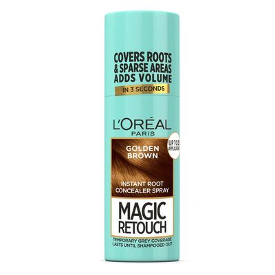 L’Oréal Paris Magic Retouch Temporary Instant Root Concealer Spray 75ml (Various Colours) - Golden Brown - Thumbnail 2