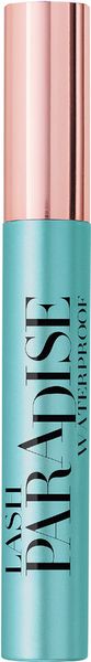 L'Oreal Paris Paradise (Waterproof Black), Intense Volume, Castor Oil-Enriched, Suitable For Sensitive Eyes, Soft Mascara Brush Included
