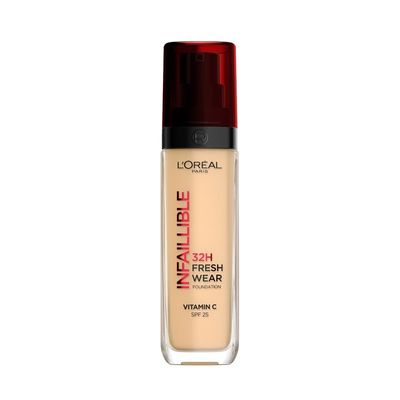 L'Oreal Paris Infallible 32H Fresh Wear Foundation | 125 Warm Dore
