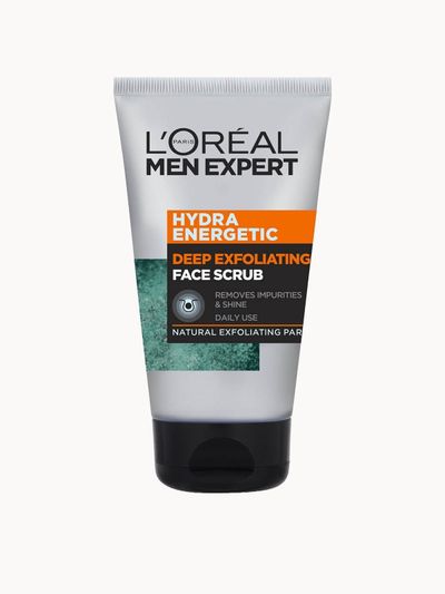 L'Oreal Men Expert Hydra Energetic Deep Exfoliating Face Scrub 100ml - Thumbnail 2