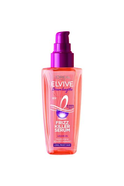 L'Oréal Paris Women's Dream Lengths Leave In Serum Sleek Frizz Killer for Long, Frizzy Hair | Size: 100ml