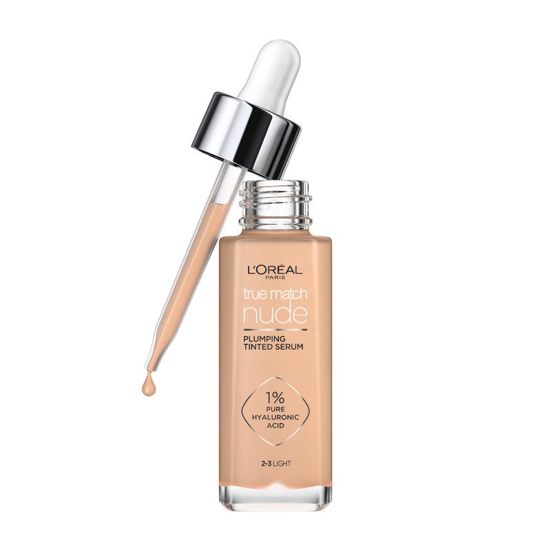 L'Oréal Paris True Match Nude Plumping Tinted Serum (Various Shades) - 2-3 Light - Image 1