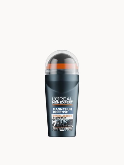L'Oréal Paris Men Expert Magnesium Defence Hypoallergenic 48 Hour Roll-On Deodorant 50ml - Thumbnail 2