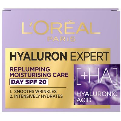 L'Oréal Paris Women's Hyaluron Expert SPF20 Day Cream, Hyaluronic acid, 50ml in Misc - Thumbnail 2