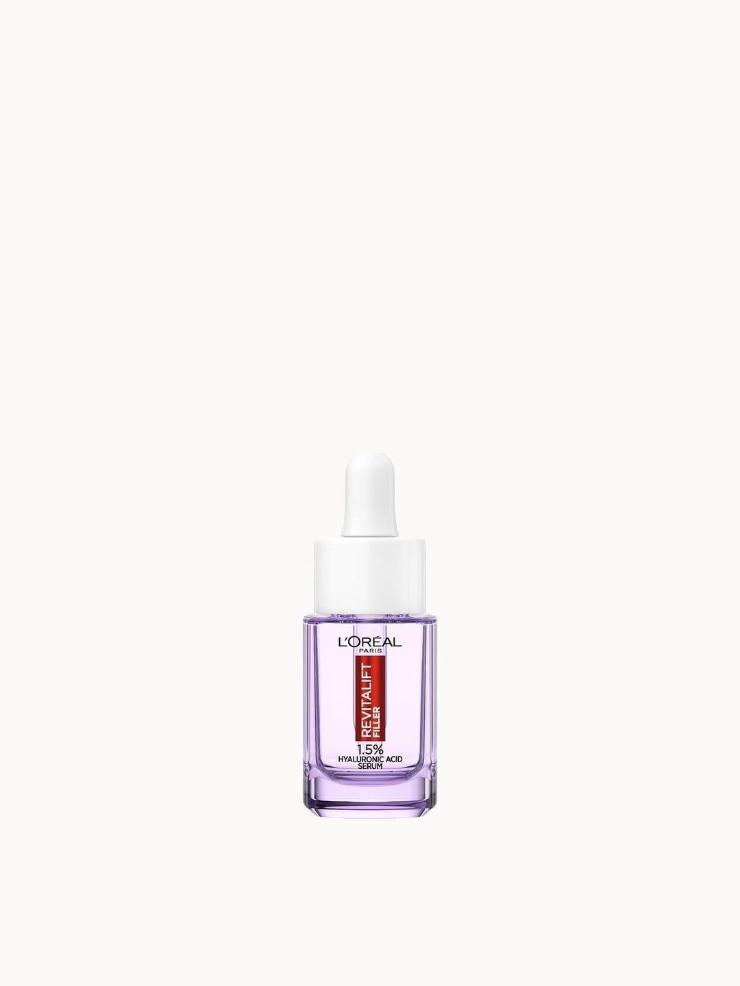 L'Oréal Paris Revitalift Filler Serum, 1.5% Pure Hyaluronic Acid, High Molecular and Micro Hyaluronic acid, Replumping and Hydrating, 15ml - Image 1