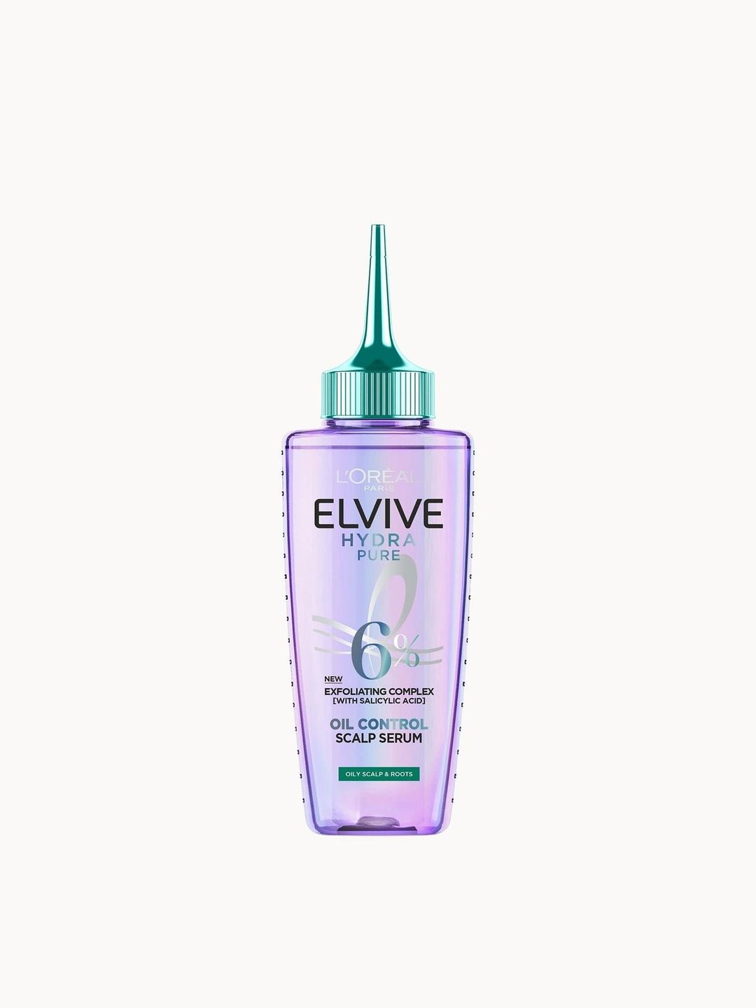 L'Oréal Paris Elvive Hydra Pure Exfoliating Pre-Shampoo Scalp Serum with Salicylic Acid, for Oily Scalp & Roots | Size: 102ml - Image 1