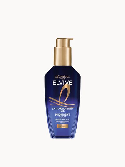 L'Oréal Paris Elvive Extraordinary Oil Midnight Renourishing Hair Treatment Serum for Dry Hair 100ml