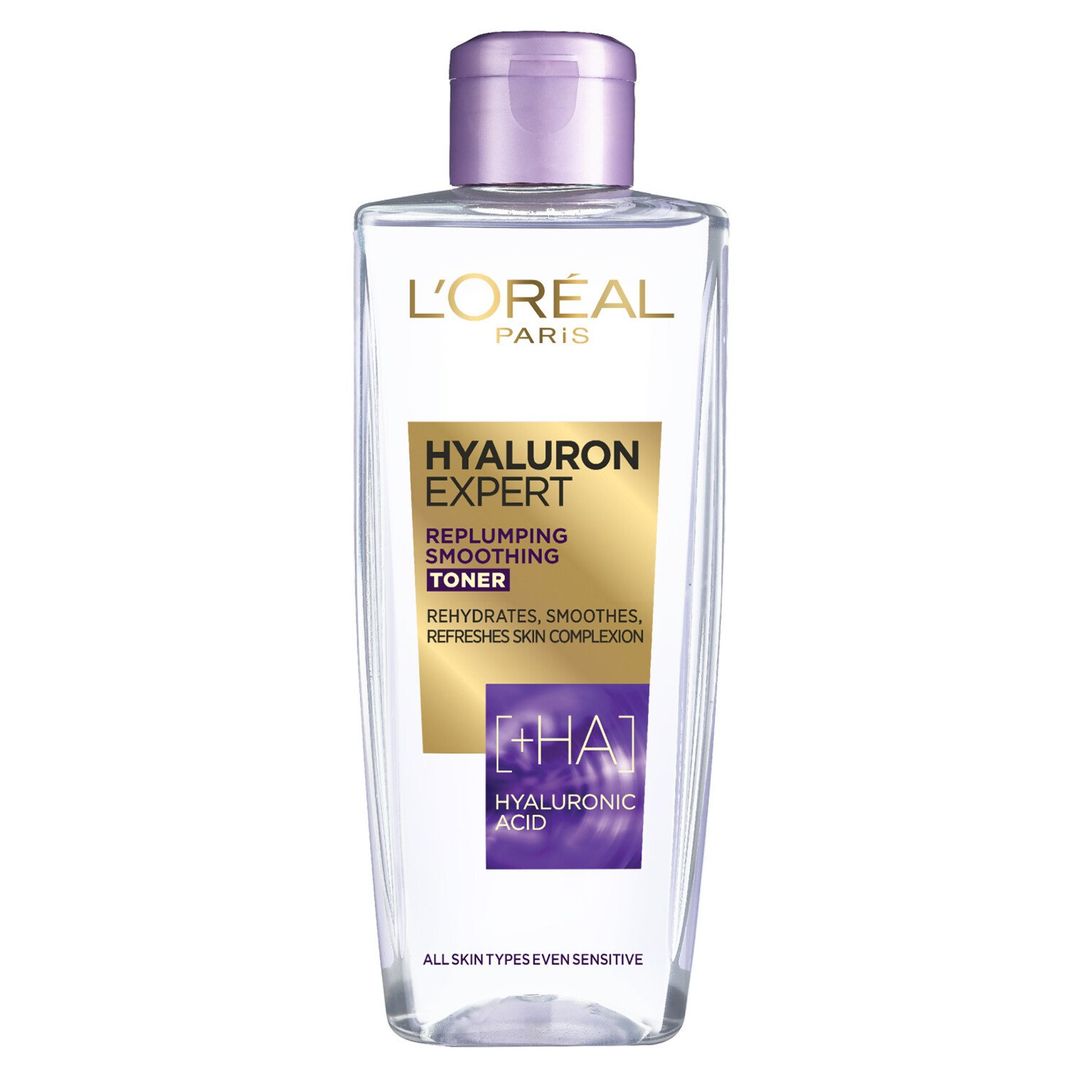 L'Oreal Hyaluron Smoothing Toner 200ml - Clear - Image 1