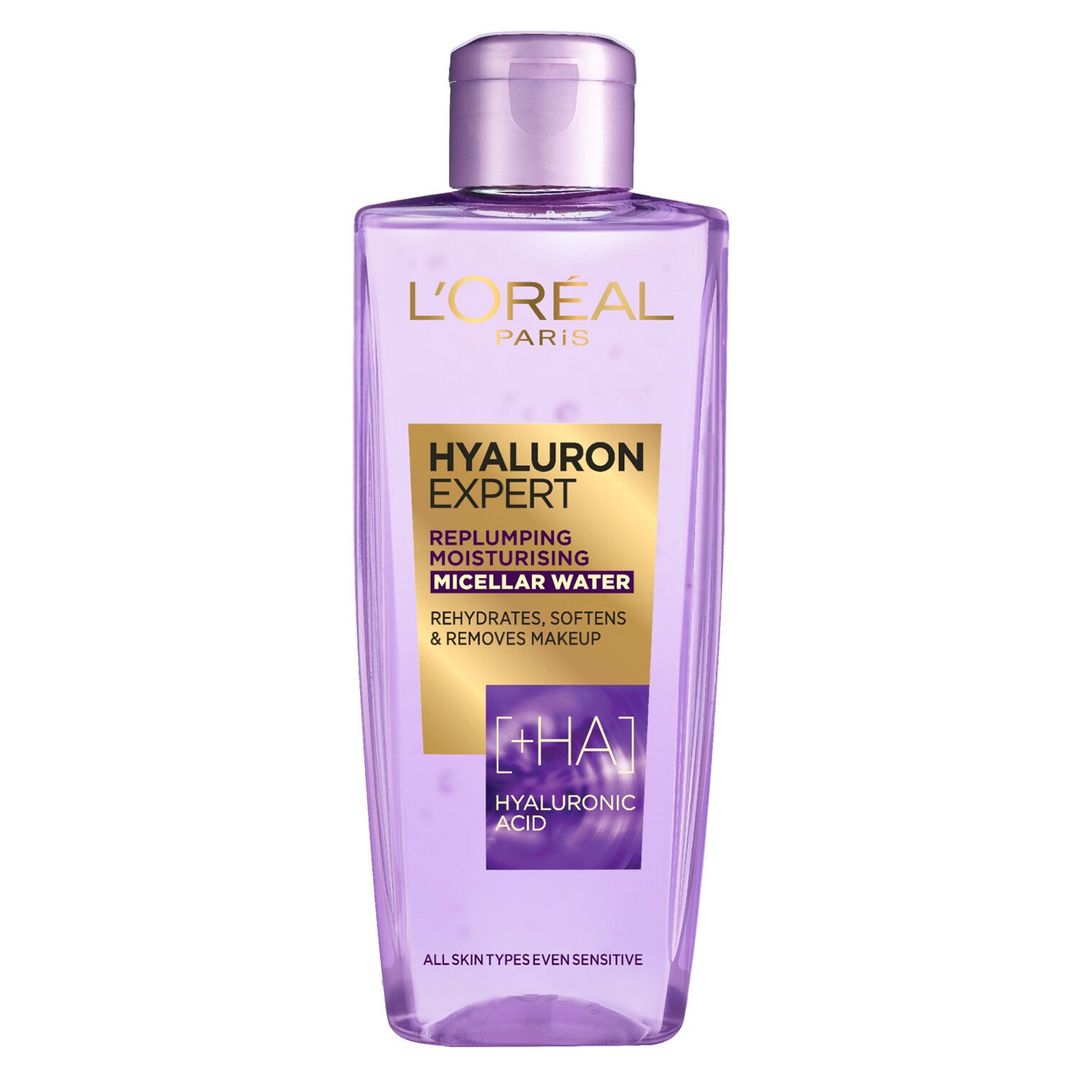 L'Oreal Hyaluron Micellar Water 200ml - Purple - Image 1