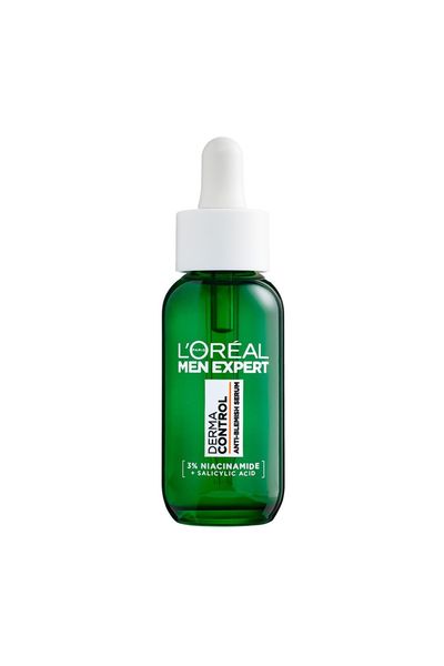 L'Oréal Men Expert Derma Control Anti-Blemish Serum with 3% Niacinamide + Salicylic acid 30ml - Thumbnail 3