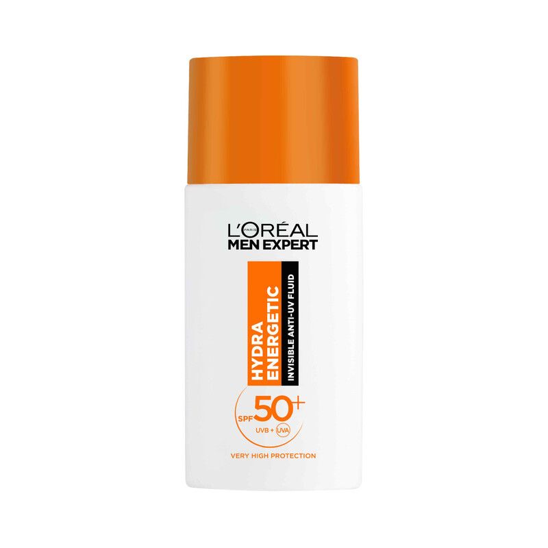 L'Oréal Men Expert Hydra Energetic Daily SPF50+ Invisible Fluid with Antioxidant Vitamin C* 50ml - Image 1