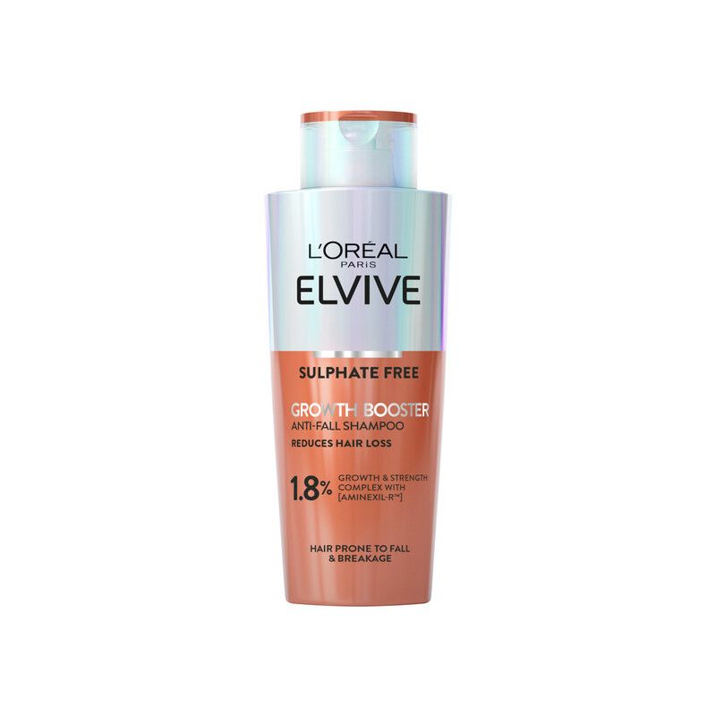 L'Oreal Paris Elvive Growth Booster Shampoo, Anti Hair Loss, 200ml - Image 1